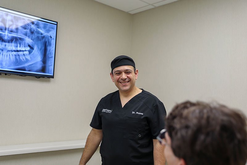 doctor smiling at patient