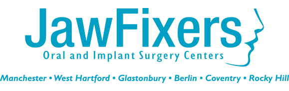 JawFixers Oral and Implant Surgery Centers – Manchester, West Hartford, Glastonbury, Berlin, Coventry, and Rocky Hill.